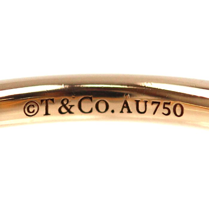 Tiffany & Co. 18K Pink Gold T Wire Ring