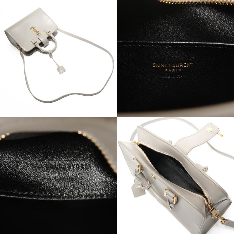 Saint Laurent Yves Shoulder Bag YSL Logo Baby Cabas 2-Way