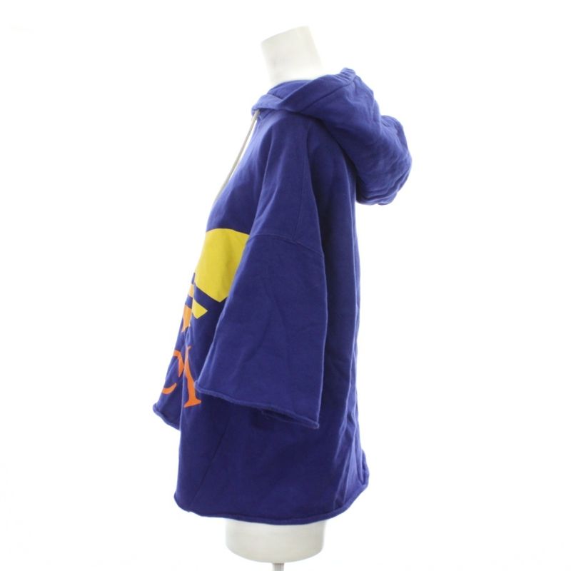 Gucci Adidas Collaboration Hoodie Hooded Sweatshirt Cut Off Trefoil Logo XS