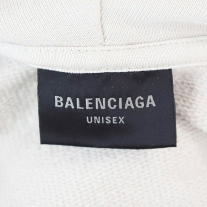 Balenciaga Layered Hoodie Pullover Oversize 4 Beige Sweater