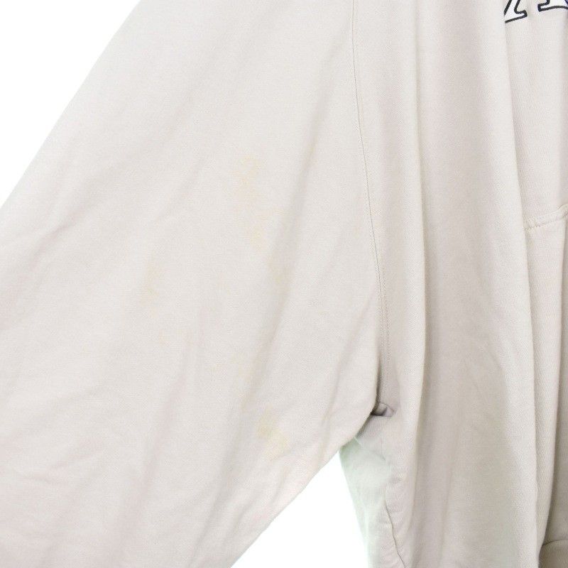 Balenciaga Layered Hoodie Pullover Oversize 4 Beige Sweater