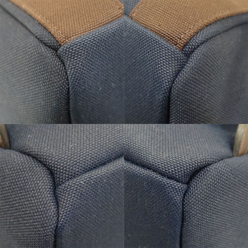 Hermes Sac Depan Sage Gourme Toile Navy Backpack