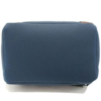 Hermes Sac Depan Sage Gourme Toile Navy Backpack