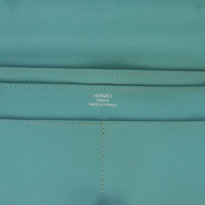 Hermes Dogon GM Wallet Veau Swift Blue Paon