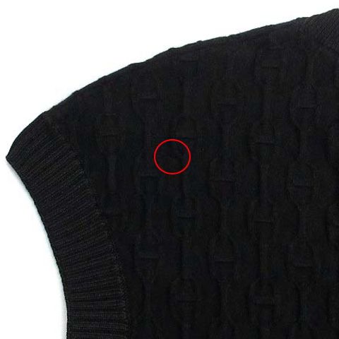 Hermes Silk Cashmere Knit Chaine D'ancre Embossed Jacquard Sweater French