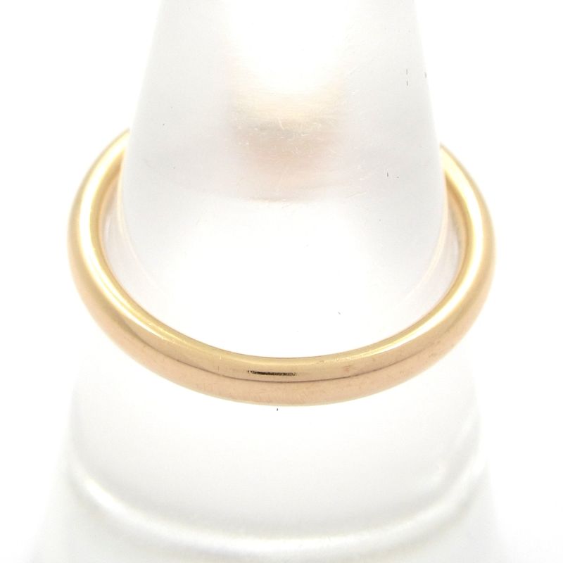 Tiffany & Co. Ring Curved Band 18K Pink Gold Diamond Total