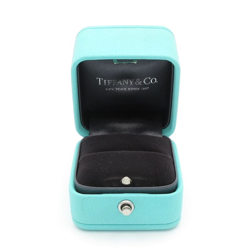 Tiffany & Co. Ring Curved Band 18K Pink Gold Diamond Total