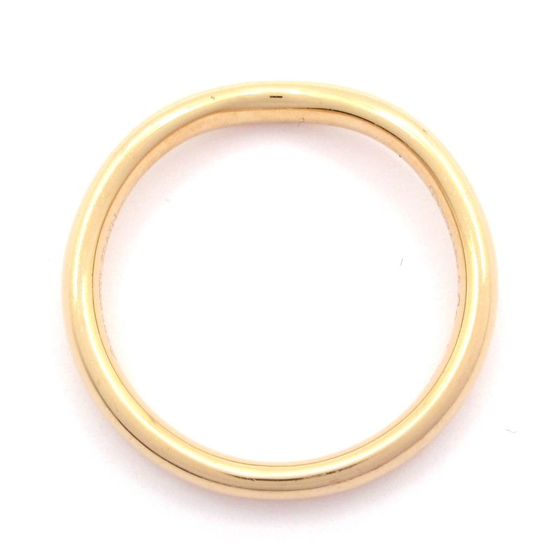 Tiffany & Co. Ring Curved Band 18K Pink Gold Diamond Total