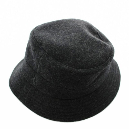 Hermes Motsch Hat Bucket Hat Wool 57 Black