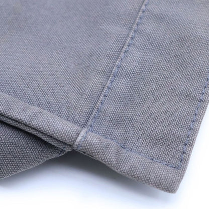 Hermes Fourre Tout Canvas Clutch Gray