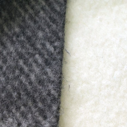 Loewe Wool Alpaca Blend Scarf White Gray