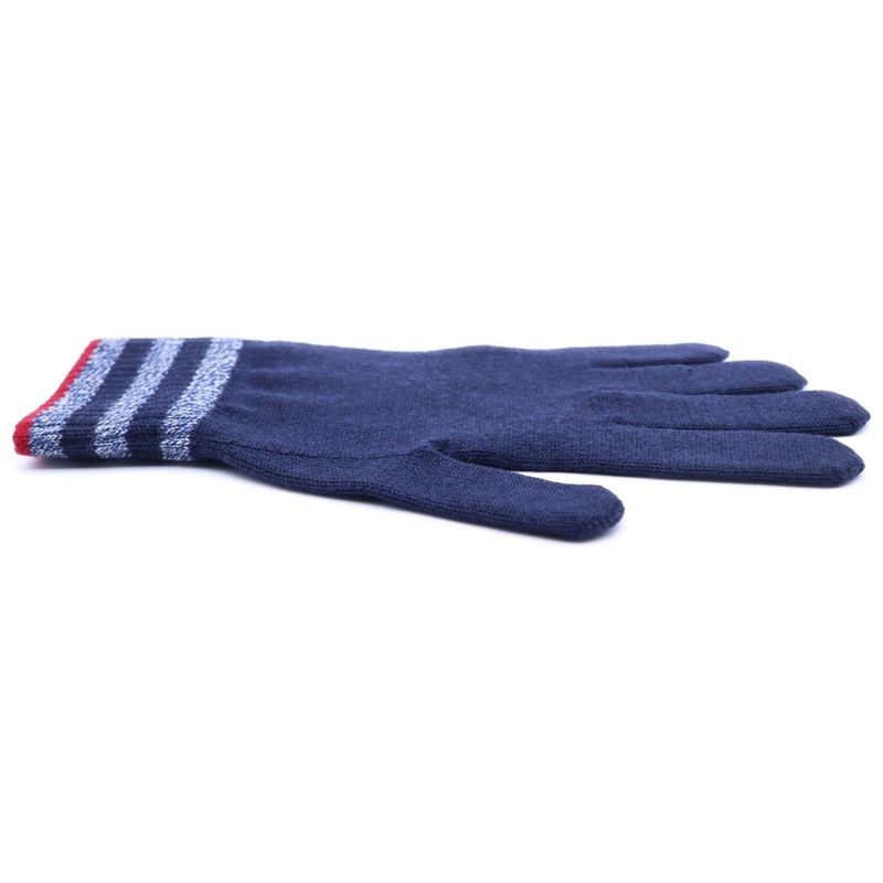 Louis Vuitton Monogram Stripes Glove Navy Wool Gloves