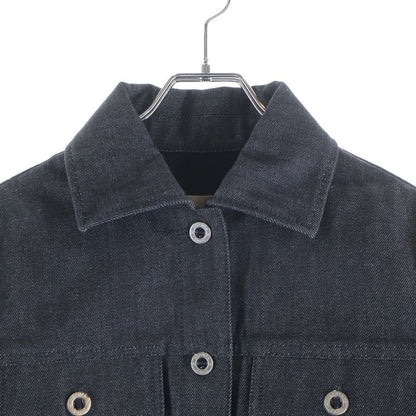 Hermes Clou de Selle Denim Jacket Black