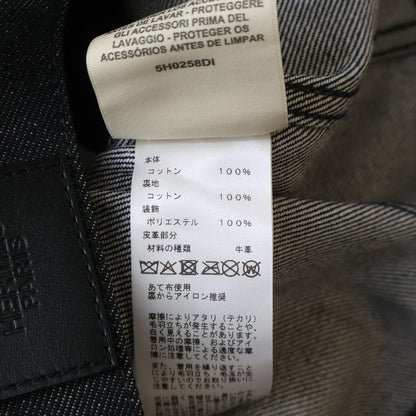 Hermes Clou de Selle Denim Jacket Black