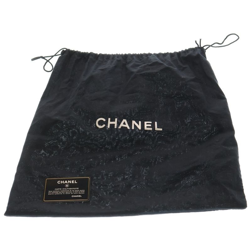Chanel 28 Stitch Gray Lambskin Shoulder Bag