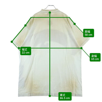 Balenciaga Skater Oversized Crush Dust Processing Patch Short Shirt