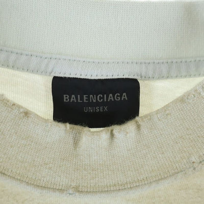 Balenciaga Skater Oversized Crush Dust Processing Patch Short Shirt