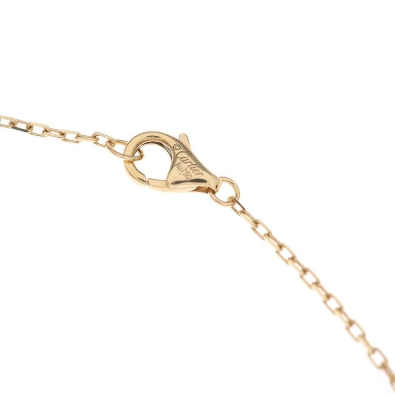 Cartier Just Ankle Diamond Necklace Pendant 18K PG Pink Gold