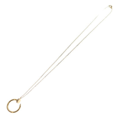 Cartier Just Ankle Diamond Necklace Pendant 18K PG Pink Gold