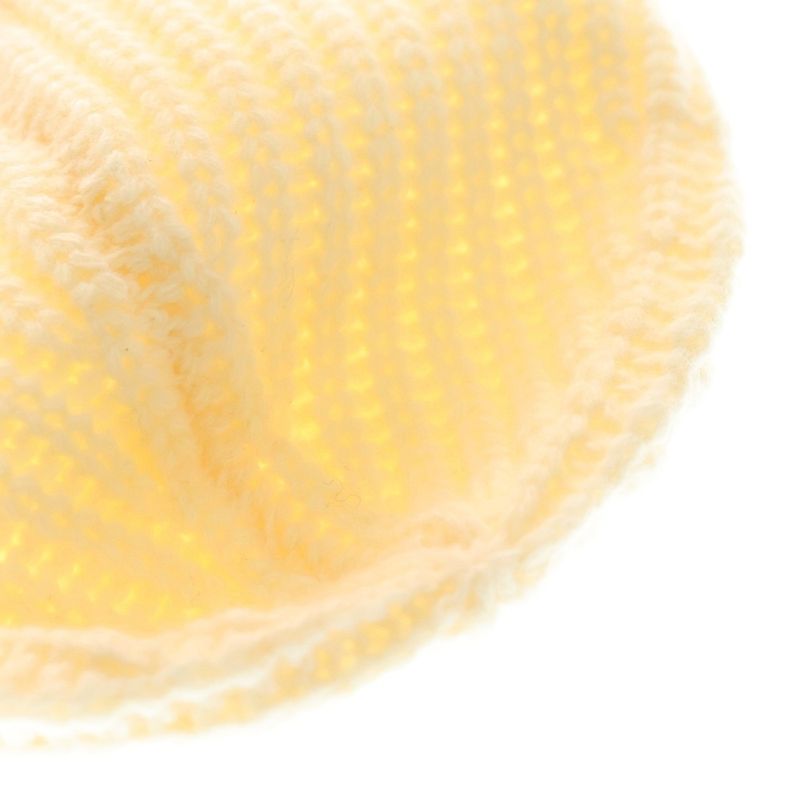 Fendi Front Logo Knit Cap Ivory