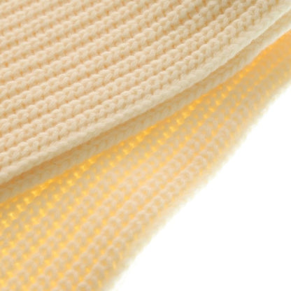 Fendi Logo Knit Scarf Ivory