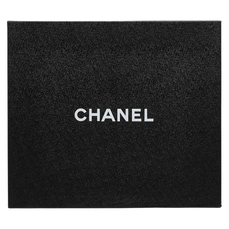 Chanel CC Logo Short Boots Wedge Sole Brown Purple