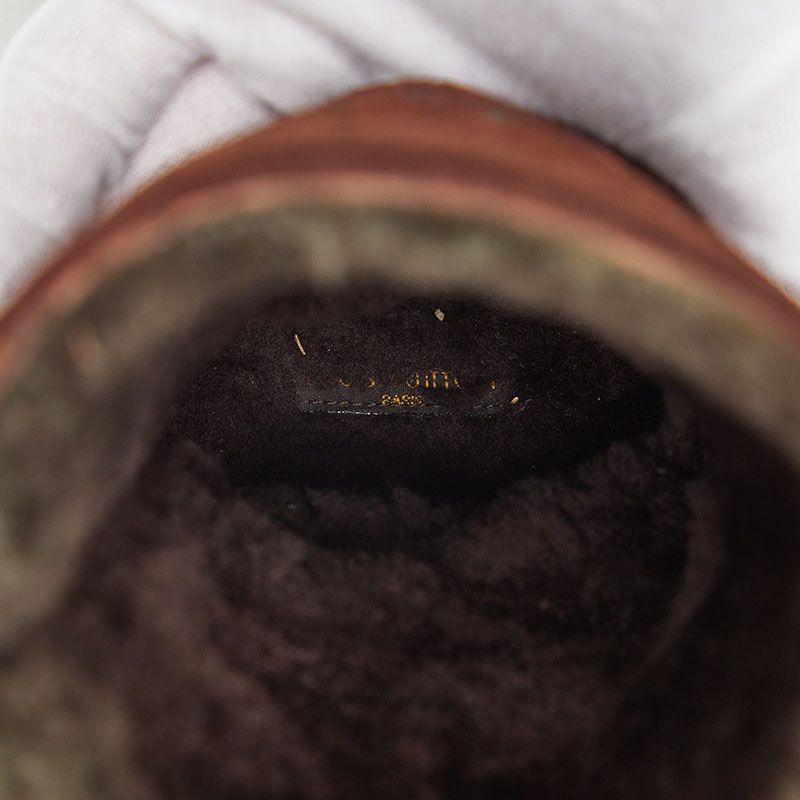 Louis Vuitton Monogram 36 Brown Suede Heel