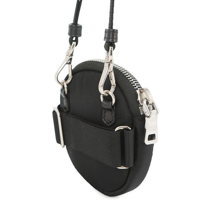Prada Shoulder Pouch Triangle Logo Tessuto Pocket Nylon Black
