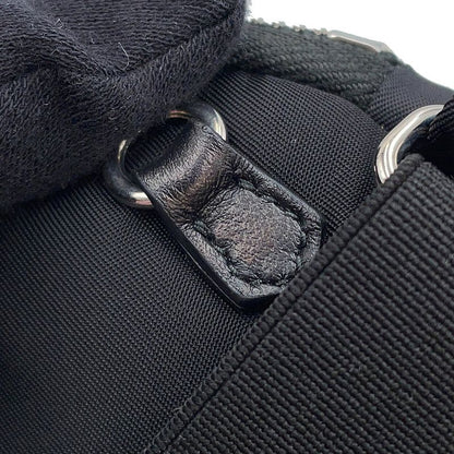 Prada Shoulder Pouch Triangle Logo Tessuto Pocket Nylon Black