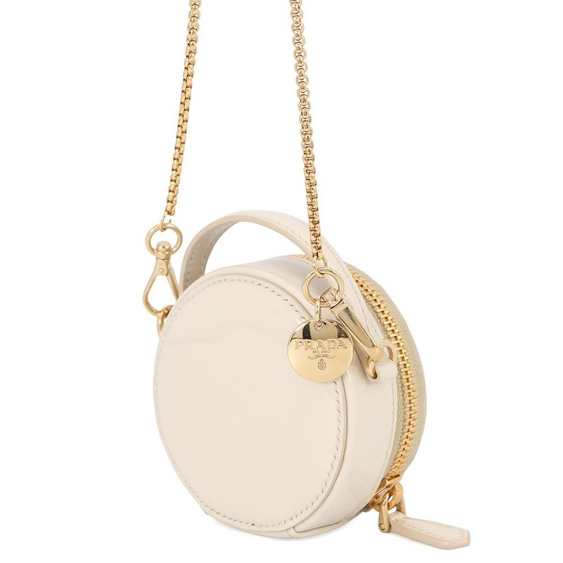 Prada Pouch Triangle Logo Chain Mini