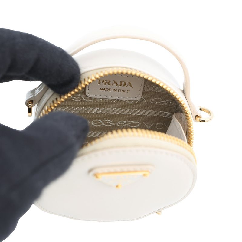 Prada Pouch Triangle Logo Chain Mini