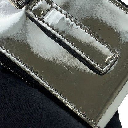 Prada Shoulder Bag Triangle Logo Brick Leather