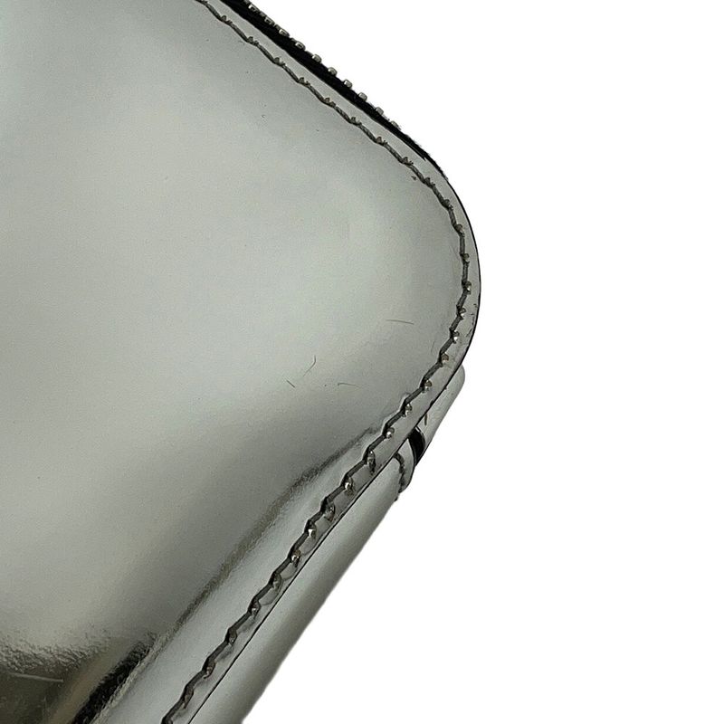 Prada Shoulder Bag Triangle Logo Brick Leather