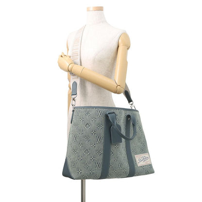 Louis Vuitton Tote Monogram Wash Denim Weekend NM 2-Way