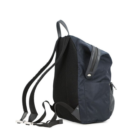 Fendi Backpack Monster Star Nylon Calfskin Black Navyblack