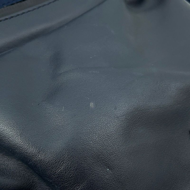Fendi Backpack Monster Star Nylon Calfskin Black Navyblack