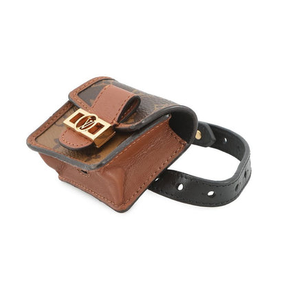 Louis Vuitton Airpods Case Bracelet Party de Fine Monogram Reverse Brown Noir Black