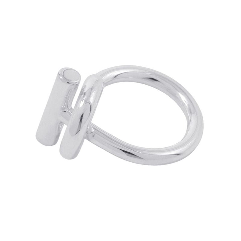 Hermes Ring Echapee MM Silver 51