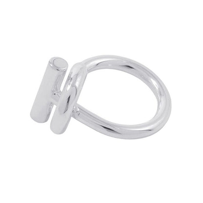 Hermes Ring Echapee MM Silver 51