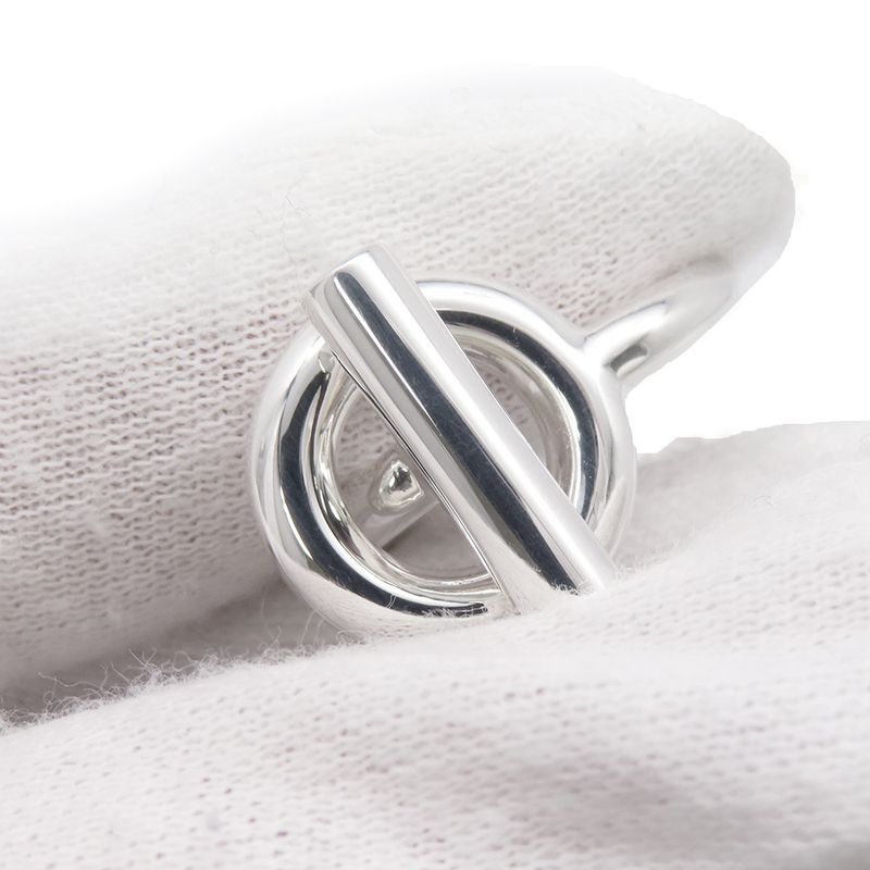 Hermes Ring Echapee MM Silver 51