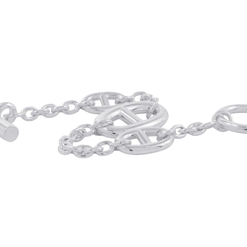 Hermes Bracelet Chaine D'ancre Farandole Silver XS