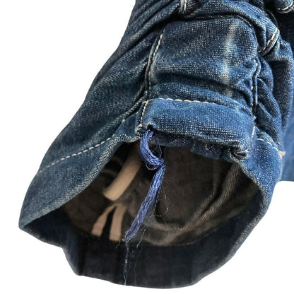 Fendi Shirring Denim Jacket 40 Indigo