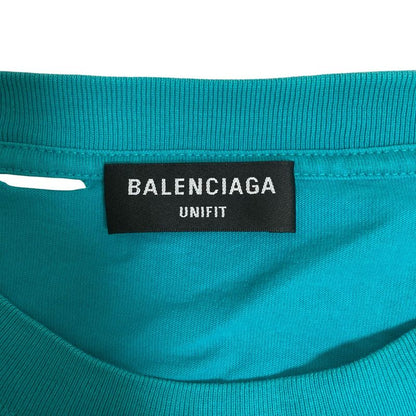 Balenciaga Logo Print Destroyed T-Shirt