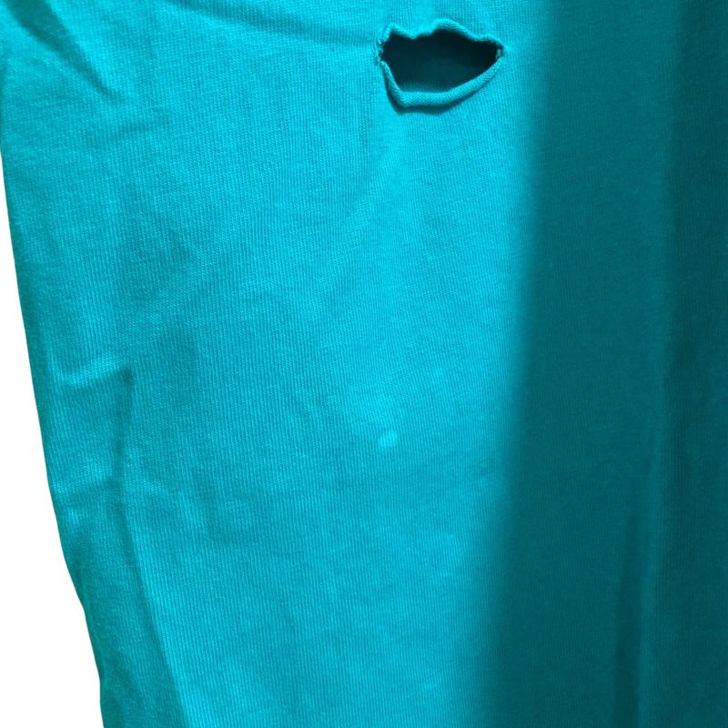 Balenciaga Logo Print Destroyed T-Shirt