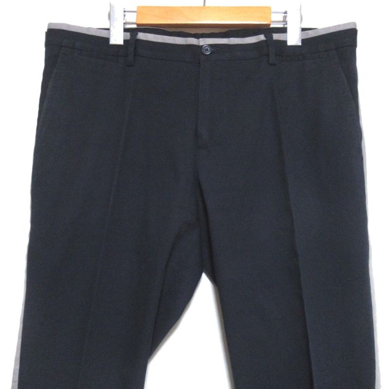 Dolce & Gabbana Dolce&gabbana Side Patch Trousers Pants 52 Navy Gray Navy-