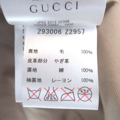 Gucci Tweed Hoodie Duffel Coat 50 Yellow