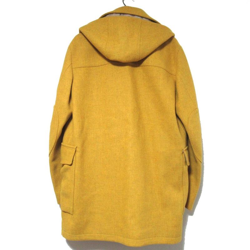 Gucci Tweed Hoodie Duffel Coat 50 Yellow