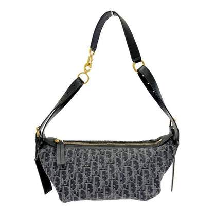 Dior Denim Oblique Black Jacquard D-journey Bag Small [line]