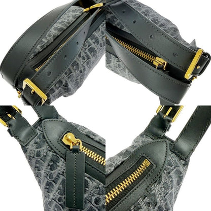 Dior Denim Oblique Black Jacquard D-journey Bag Small [line]