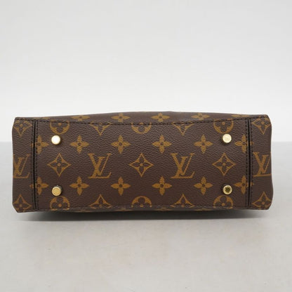 Louis Vuitton Handbag Monogram One Handle Flap Bag MM Brown Noir Black